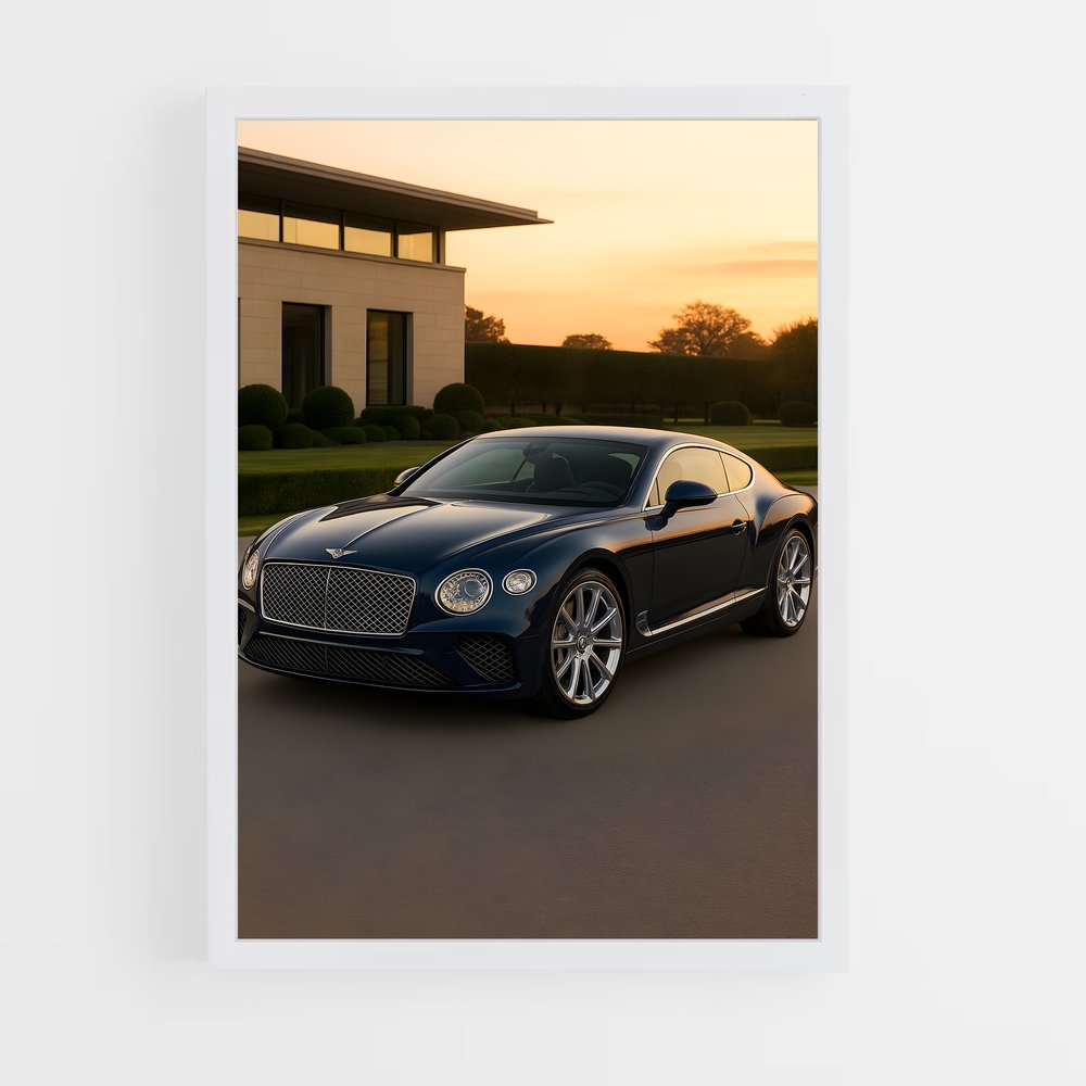 Poster Continental speed – affiche Bentley (vue 3)
